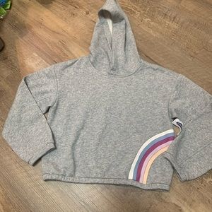 Old Navy Girls Gray hoodie sweatshirt Sz 8